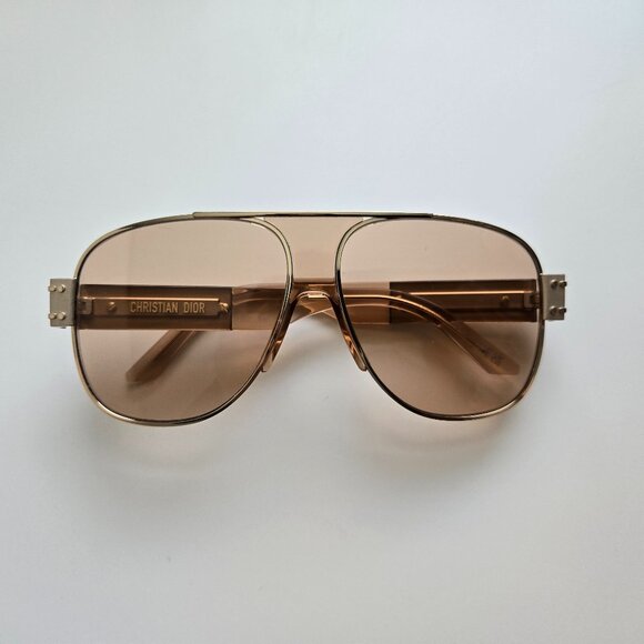 New Dior Signature A3U Sunglasses Sold Out Aviator Pilot Authentic - Picture 1 of 13
